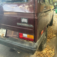 TEAM TALARICO - BLACK METAL BUMPER STICKER