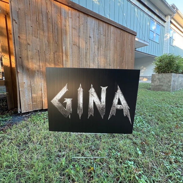 TEAM GINA - SCARY FONT, SENSIBLE GOVERNANCE
